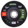 Круг лепестковый торцевой Apro - 125 мм x Р120 прямой