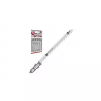 Полотно пильное для лобзика Intertool - 75 х 4 мм дерево (5 шт.) SD-6002