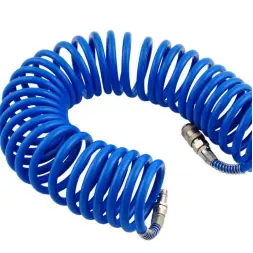 Шланг спиральный Intertool - 5 м  6,5х10 мм полиуретановый 