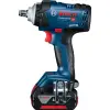 Bosch Гайковерт Professional GDS 18V-400 акумуляторний 2х18 В GBA 5 А/год, 400 Нм, 0-2500 об/хв, ЗП GAL 18V-40, кейс, затискач квадрат, 1,87 кг