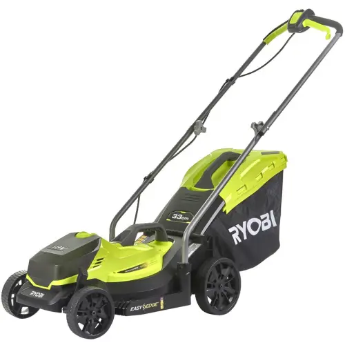 Ryobi Газонокосарка акумуляторна RLM18X33B-40, 18 В, 33 см, 25-65 мм , 1 акумулятор 4,0 А/год., 35 л