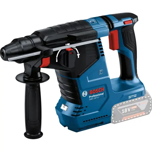 Bosch Перфоратор GBH 187-LI Professional аккумуляторный, 18 В, SDS-Plus, 2,4 Дж, 980 об/хв, 2,9 кг, без АКБ та ЗП