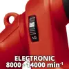 Einhell Пилосос садовий акумуляторний GE-LB 36/230 Li E - Solo, 36 В, PXC, 8000-14000 об/хв, 700 м3/год, 230 км/год, 45 л