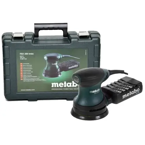 Ексцентрикова шліфмашина Metabo FSX 200 Intec, 200 Вт