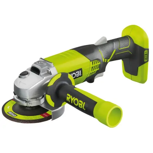 Шлифмашина угловая Ryobi ONE+ R18AG-0 аккумуляторная, 115 мм, 18 В, solo (без АКБ и ЗУ)