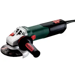 Шлифмашина угловая Metabo WEVA 15-125 QUICK, 125 мм, 1550Вт, 2800-11000 об/мин, М14, 2.5 кг