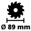 Міні-пила циркулярна Einhell  TE-CS 18/89 Li - Solo акумуляторна, PXC, 18 В, 3500 об/хв, диск 89х10 мм 