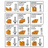Набор фрез концевых по древесине, 12 шт. INTERTOOL HT-0071